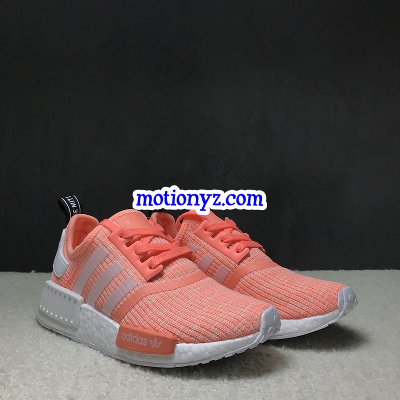 Real Boost Adidas NMD R1 Orange Pink